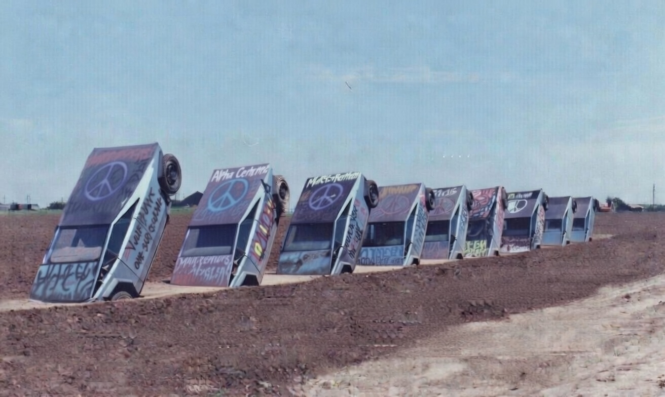 Cadillac Ranch — new interpretation