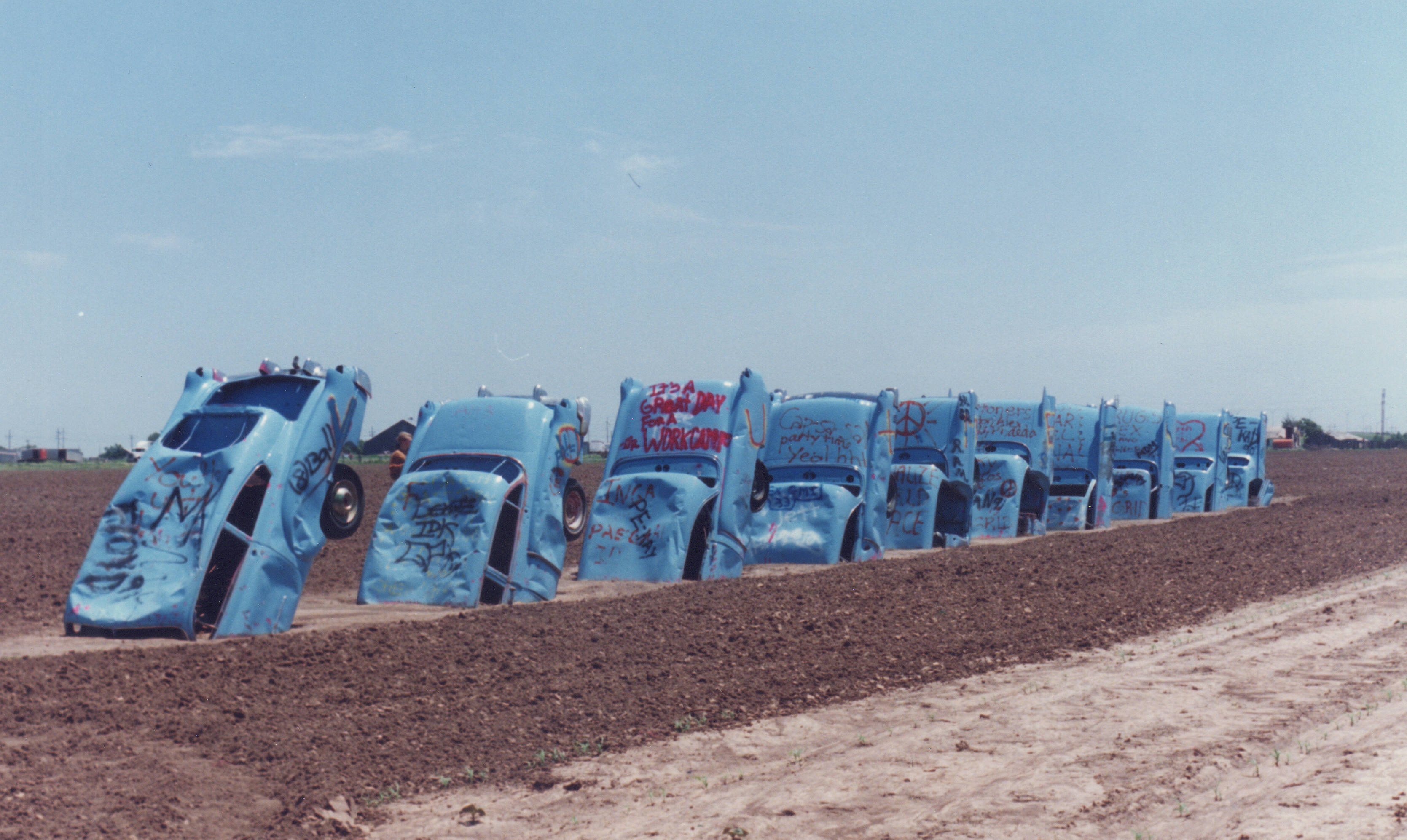 Cadillac Ranch, Amarillo TX — original installation