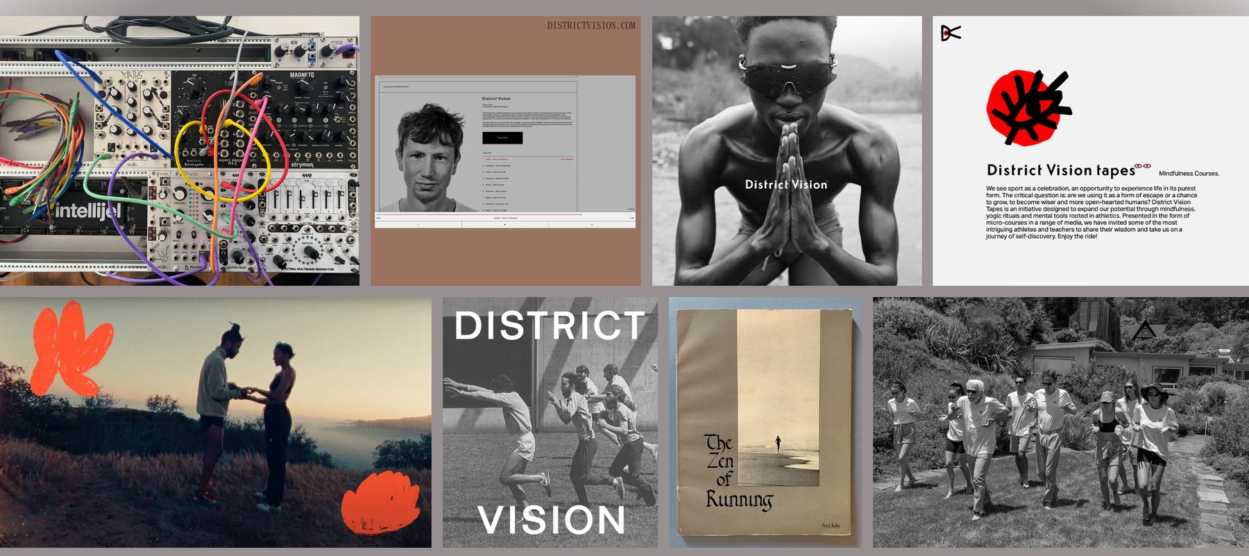 District Vision × New Balance — collage 01